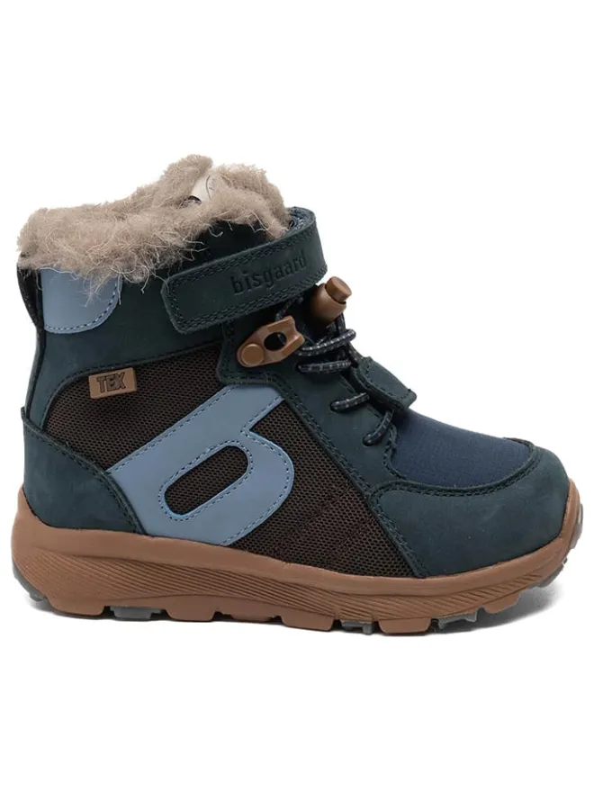 Winterboots in Dunkelblau/ Hellbraun>bisgaard New