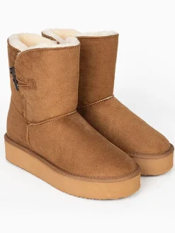 Winterboots "Emmy" in Hellbraun>ISLAND BOOT Clearance