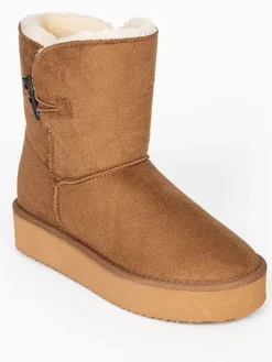 Winterboots "Emmy" in Hellbraun>ISLAND BOOT Clearance