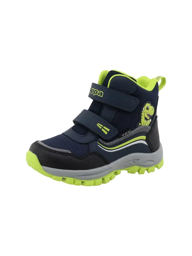 Kappa Stiefel & Boots·Boots^Winterboots "Erica" in Dunkelblau/Grün
