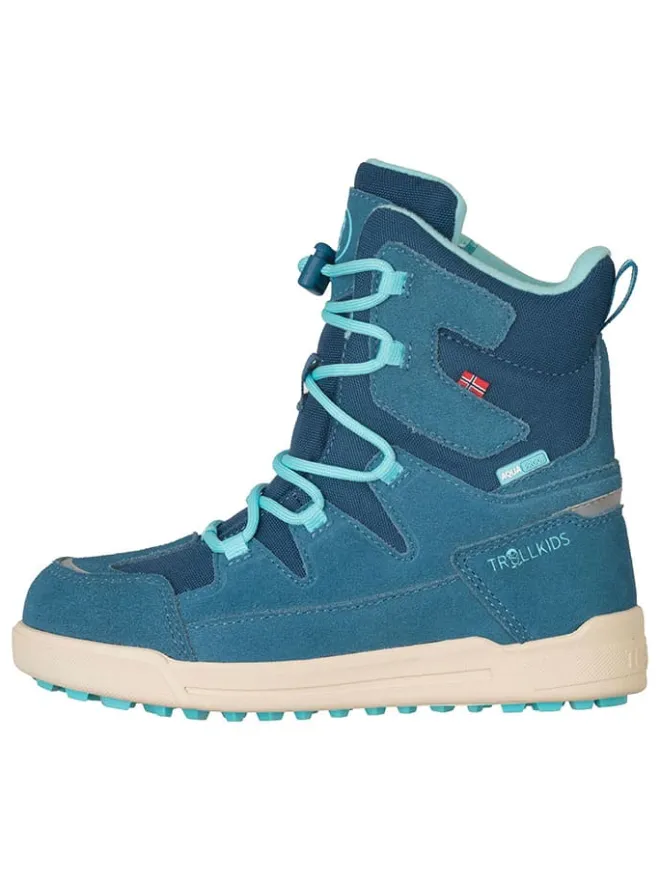 Trollkids Stiefel & Boots·Stiefel^Winterboots "Finnmark" in Türkis