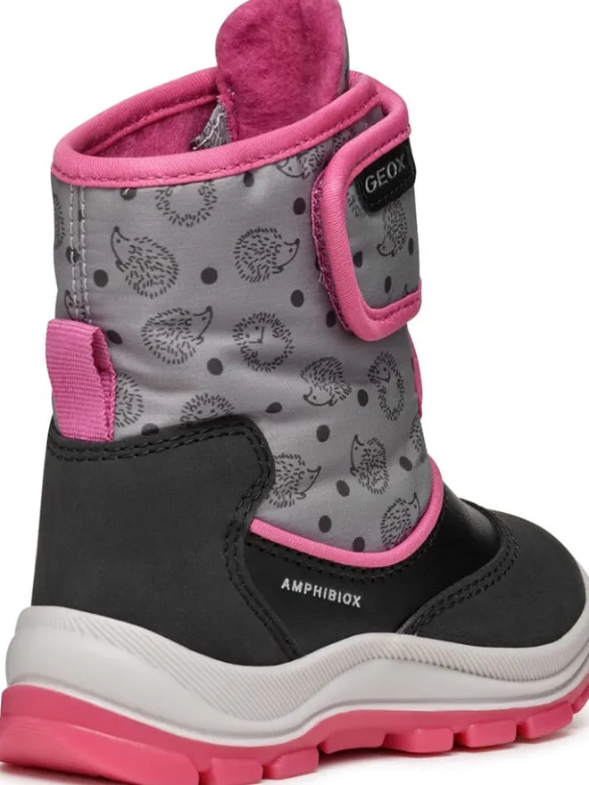 Winterboots "Flanfil" in Pink/ Grau>Geox Online