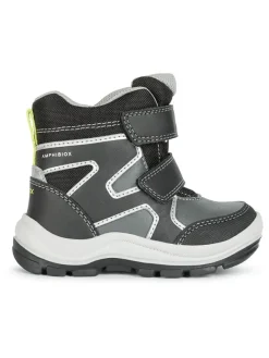 Winterboots "Flanfil" in Schwarz/ Grau>Geox Outlet
