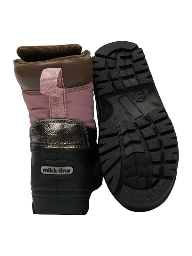 Winterboots in Beere/ Schwarz>mikk-line Clearance