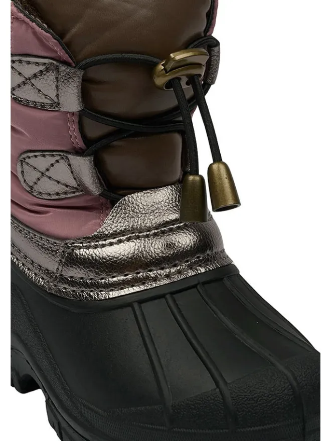 Winterboots in Beere/ Schwarz>mikk-line Clearance