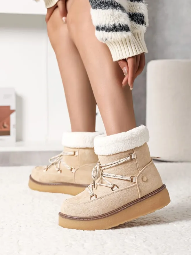 Sixth Sens Stiefel & Boots^Winterboots in Beige