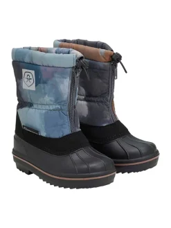 Winterboots in Blau/ Grau>Color Kids