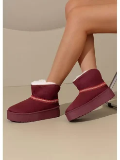 C'M Stiefel & Boots^Winterboots in Bordeaux