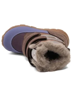 Winterboots in Braun/ Lila><noscript><img width=