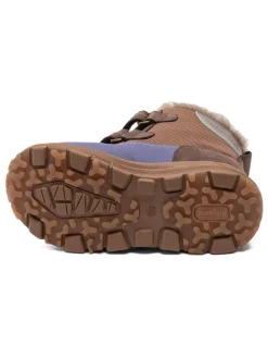 Winterboots in Braun/ Lila><noscript><img width=