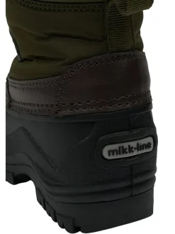 mikk-line Stiefel & Boots|Stiefel & Boots·Boots^Winterboots in Dunkelgrün/ Schwarz