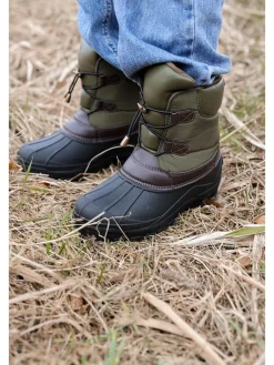 mikk-line Stiefel & Boots|Stiefel & Boots·Boots^Winterboots in Dunkelgrün/ Schwarz
