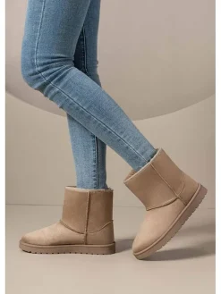 Winterboots in Hellbraun><noscript><img width=