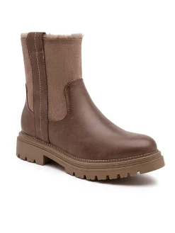 Foreverfolie Stiefel & Boots^Winterboots in Hellbraun