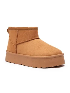 Foreverfolie Stiefel & Boots^Winterboots in Hellbraun