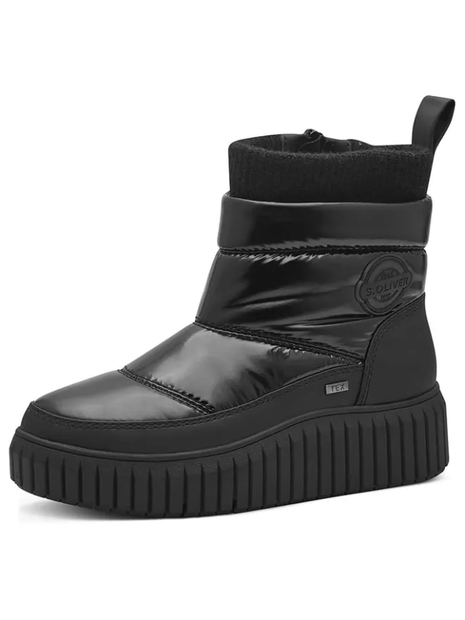 Winterboots in Schwarz>s.Oliver Outlet