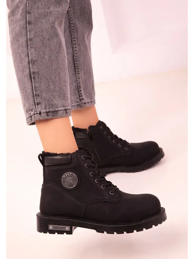 Winterboots in Schwarz>trendyol Outlet