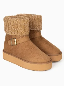 Winterboots "Kourtney" in Hellbraun>ISLAND BOOT Discount