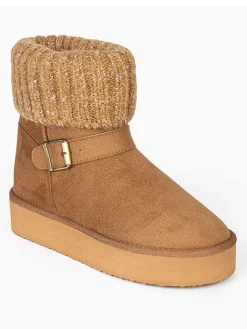 Winterboots "Kourtney" in Hellbraun>ISLAND BOOT Discount