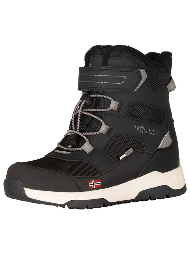 Winterboots "Lofoten" in Schwarz>Trollkids Hot
