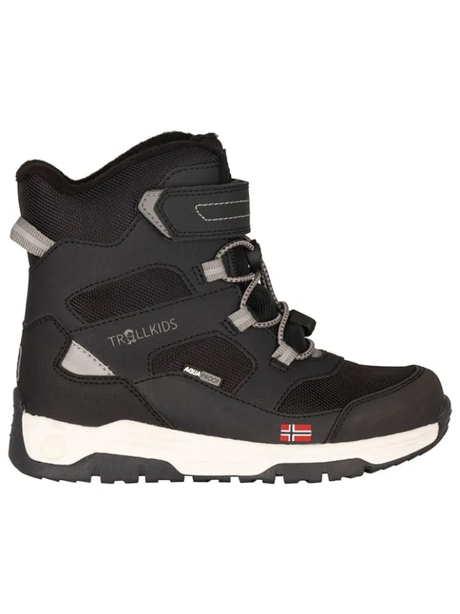 Winterboots "Lofoten" in Schwarz>Trollkids Hot