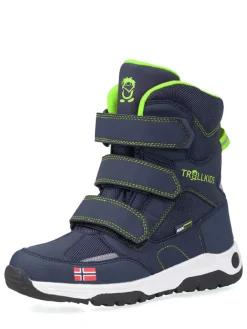 Trollkids Stiefel & Boots·Stiefel^Winterboots "Lofoten XT" in Dunkelblau/ Hellgrün