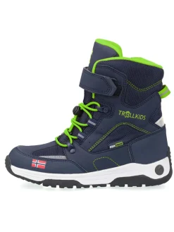 Winterboots "Lofoten XT" in Dunkelblau/ Hellgrün>Trollkids Online