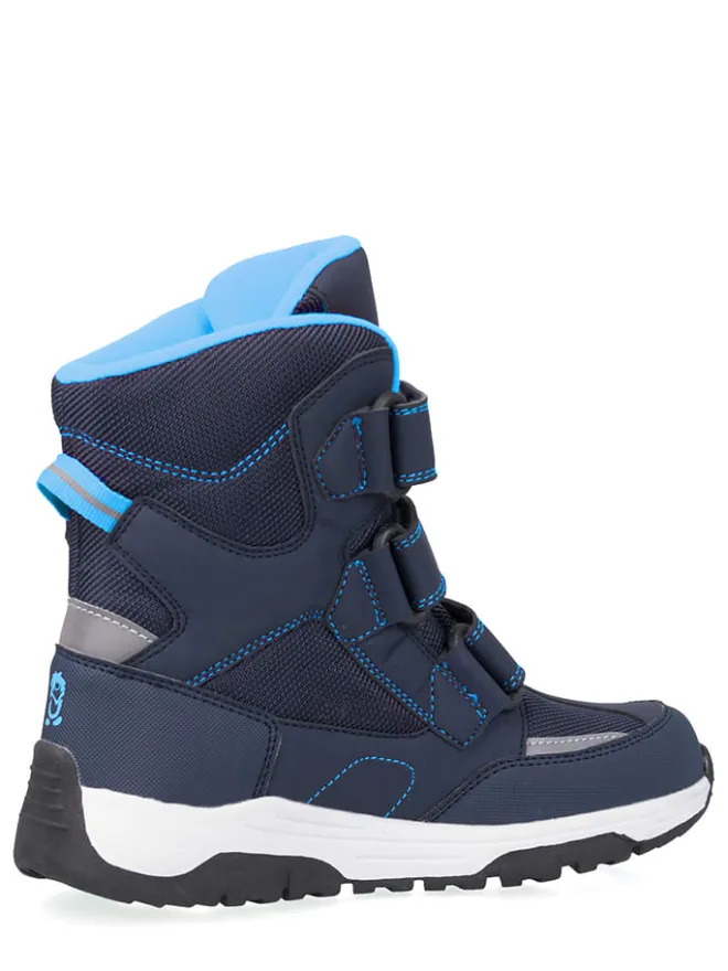 Winterboots "Lofoten XT" in Dunkelblau/ Hellblau>Trollkids