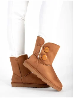 Blackfield Stiefel & Boots^Winterboots "Lola" in Hellbraun
