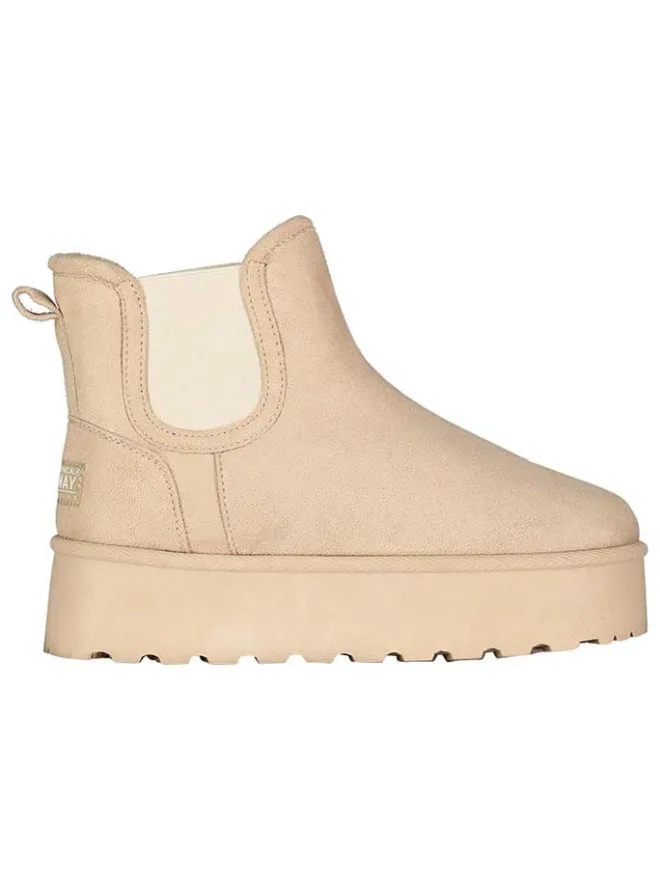 Winterboots "Odysse" in Beige>Geographical Norway Outlet