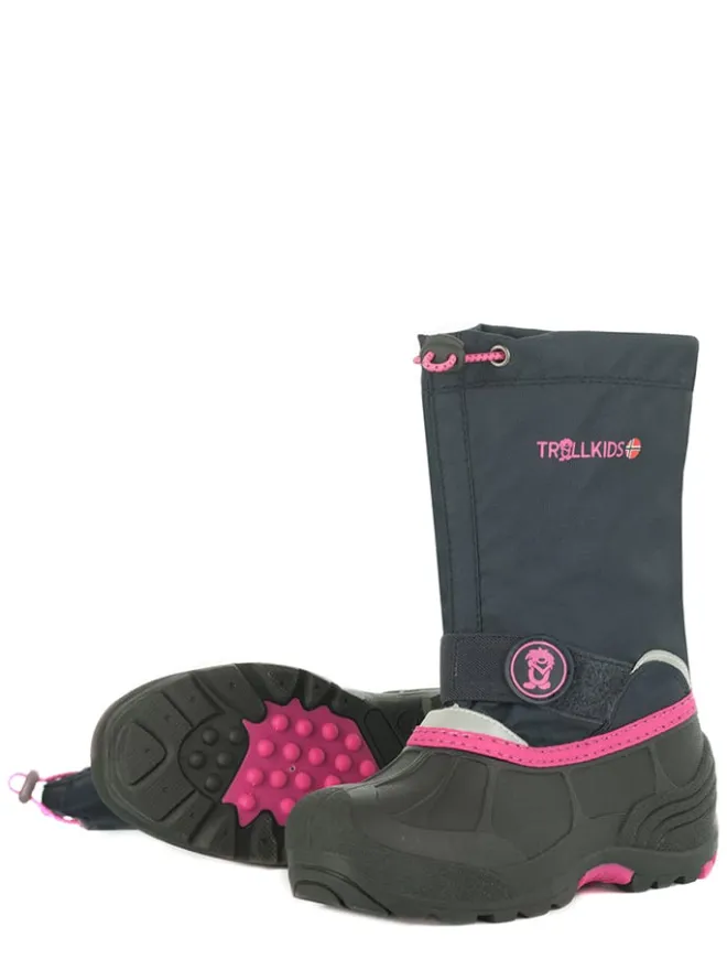 Trollkids Stiefel & Boots·Stiefel^Winterboots "Telemark Winter Boot XT" in Dunkelblau/ Pink