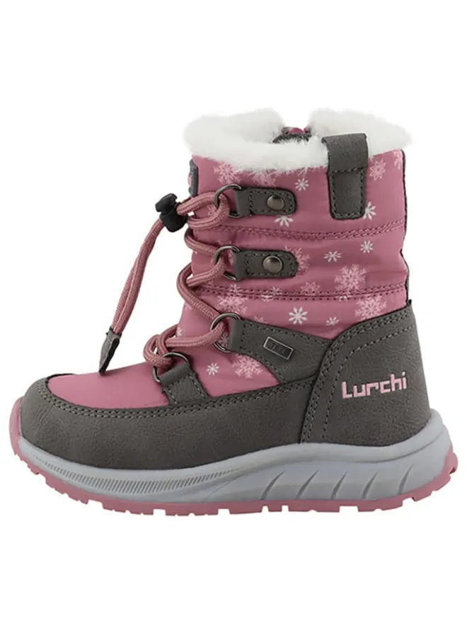 Lurchi Stiefel & Boots·Stiefel^Winterstiefel "Aria" in Rosa/ Grau
