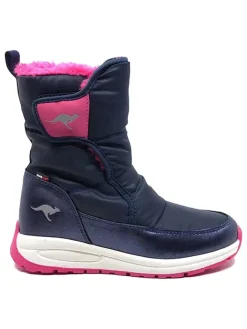 Kangaroos Stiefel & Boots·Stiefel^Winterstiefel "Belle" in Dunkelblau/ Pink/ Weiß