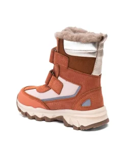 Winterstiefel ''Eddie'' in Hellbraun/ Weiß><noscript><img width=