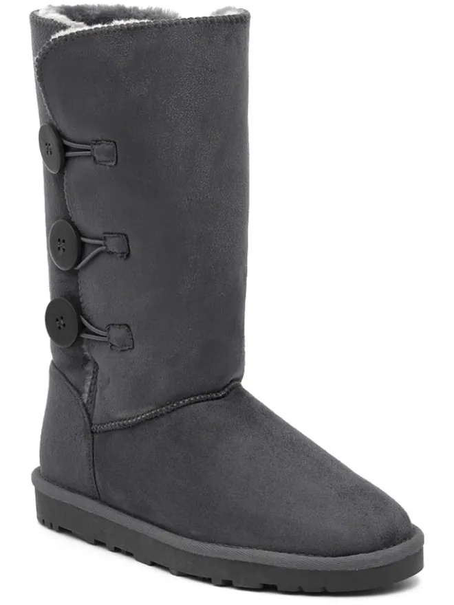 ISLAND BOOT Stiefel & Boots^Winterstiefel "Flora" in Anthrazit