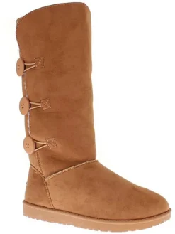 Winterstiefel "Flora" in Hellbraun>ISLAND BOOT Hot
