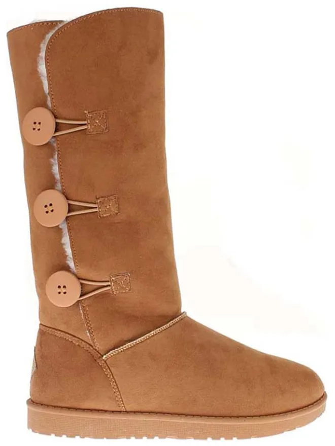 Winterstiefel "Flora" in Hellbraun>ISLAND BOOT Hot