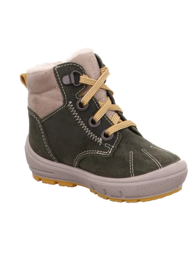 superfit Lauflernschuhe^Winterstiefel GROOVY in Grün/Beige