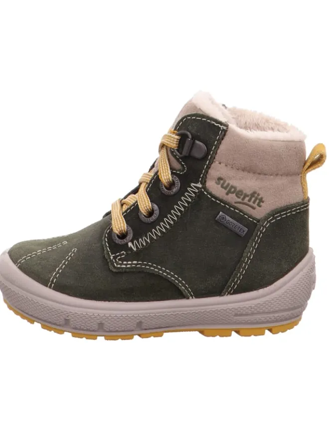 superfit Lauflernschuhe^Winterstiefel GROOVY in Grün/Beige