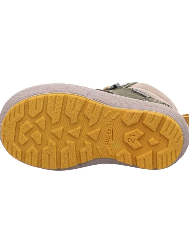 superfit Lauflernschuhe^Winterstiefel GROOVY in Grün/Beige