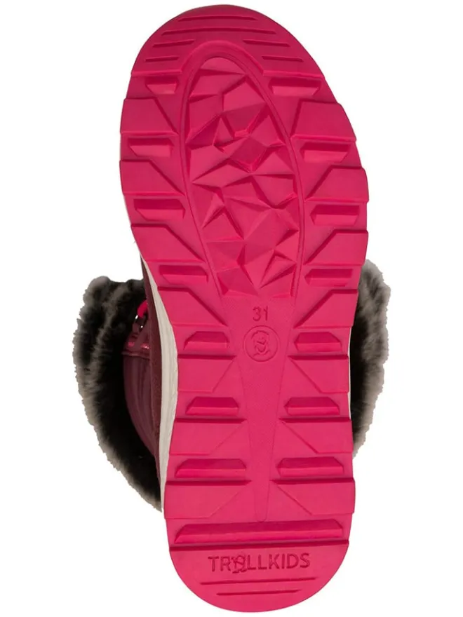 Trollkids Stiefel & Boots·Stiefel^Winterstiefel "Hemsedal Winter Boots XT" in Pflaume