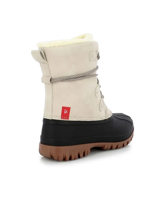 Winterstiefel "Hortence" in Creme/ Schwarz>Kimberfeel New