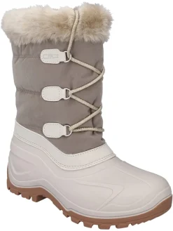 Winterstiefel in Beige><noscript><img width=