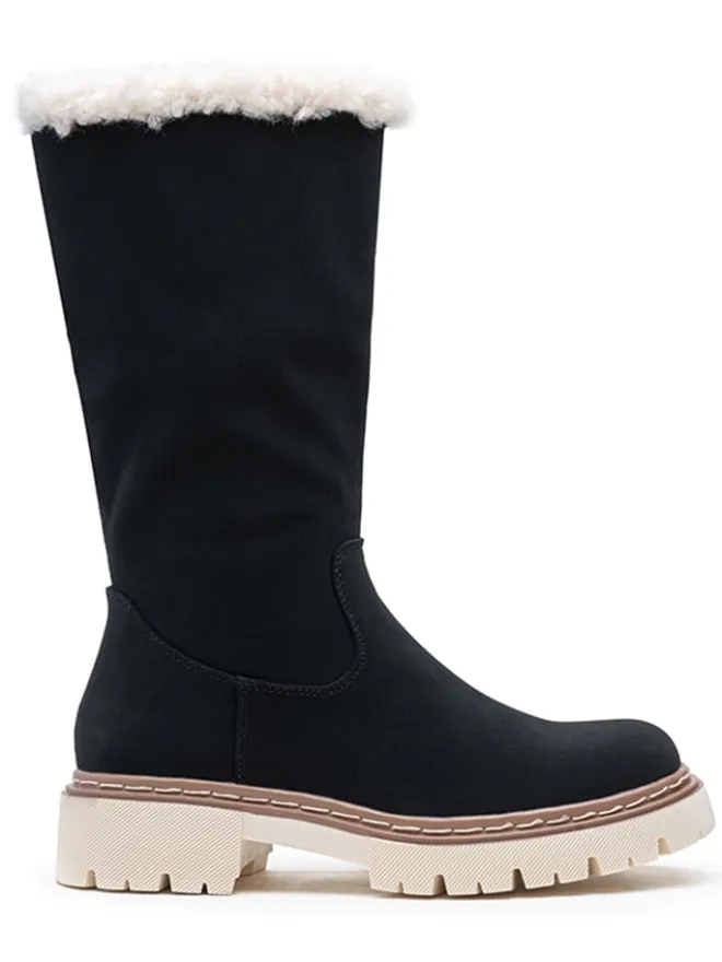 Foreverfolie Stiefel & Boots^Winterstiefel in Schwarz