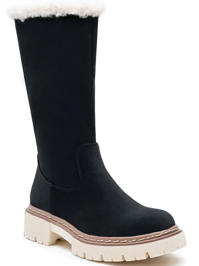 Foreverfolie Stiefel & Boots^Winterstiefel in Schwarz