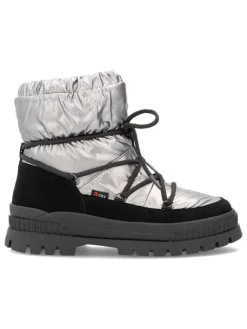 Winterstiefel in Silber/ Schwarz><noscript><img width=