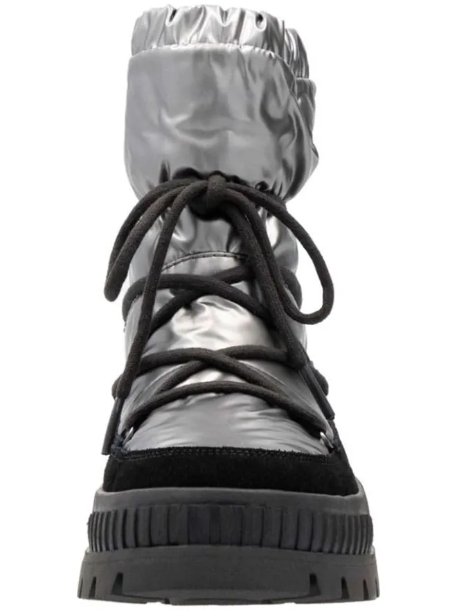 Winterstiefel in Silber/ Schwarz>rieker New
