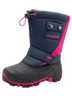 Winterstiefel "Kanga-Bean II" in Dunkelblau/ Pink>Kangaroos