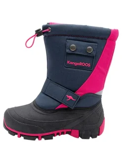 Winterstiefel "Kanga-Bean II" in Dunkelblau/ Pink>Kangaroos