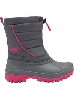 Kangaroos Stiefel & Boots·Stiefel^Winterstiefel "K-Ben" in Grau/ Pink
